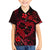 Polynesian Turtle Valentine Family Matching Long Sleeve Bodycon Dress and Hawaiian Shirt You And Me Red Hibiscus Heart LT01 Son's Shirt Red - Polynesian Pride