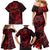 Polynesian Turtle Valentine Family Matching Mermaid Dress and Hawaiian Shirt You And Me Red Hibiscus Heart LT01 - Polynesian Pride