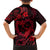 Polynesian Turtle Valentine Family Matching Puletasi and Hawaiian Shirt You And Me Red Hibiscus Heart LT01 - Polynesian Pride