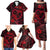 Polynesian Turtle Valentine Family Matching Puletasi and Hawaiian Shirt You And Me Red Hibiscus Heart LT01 - Polynesian Pride