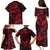 Polynesian Turtle Valentine Family Matching Puletasi and Hawaiian Shirt You And Me Red Hibiscus Heart LT01 - Polynesian Pride