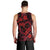 Polynesian Turtle Valentine Men Tank Top You And Me Red Hibiscus Heart LT01 - Polynesian Pride