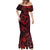 Polynesian Turtle Valentine Mermaid Dress You And Me Red Hibiscus Heart LT01 - Polynesian Pride