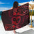 Polynesian Turtle Valentine Sarong You And Me Red Hibiscus Heart LT01 One Size 44 x 66 inches Red - Polynesian Pride