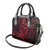 Polynesian Turtle Valentine Shoulder Handbag You And Me Red Hibiscus Heart LT01 - Polynesian Pride