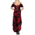 Polynesian Turtle Valentine Summer Maxi Dress You And Me Red Hibiscus Heart LT01 - Polynesian Pride