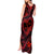 Polynesian Turtle Valentine Tank Maxi Dress You And Me Red Hibiscus Heart LT01 - Polynesian Pride