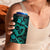 Polynesian Turtle Valentine 4 in 1 Can Cooler Tumbler You And Me Turquoise Hibiscus Heart