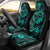 Polynesian Turtle Valentine Car Seat Cover You And Me Turquoise Hibiscus Heart LT01 - Polynesian Pride