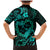 Polynesian Turtle Valentine Family Matching Mermaid Dress and Hawaiian Shirt You And Me Turquoise Hibiscus Heart LT01 - Polynesian Pride