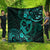 Polynesian Turtle Valentine Quilt You And Me Turquoise Hibiscus Heart LT01 - Polynesian Pride