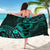 Polynesian Turtle Valentine Sarong You And Me Turquoise Hibiscus Heart LT01 - Polynesian Pride