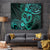 Polynesian Turtle Valentine Tapestry You And Me Turquoise Hibiscus Heart LT01 Turquoise - Polynesian Pride