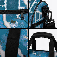 Hawaii Japanese Culture Blue Duffle Bag Spring Cranes Aloha Pattern LT01 - Polynesian Pride