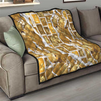 Hawaii Japanese Culture Gold Quilt Spring Cranes Aloha Pattern LT01 - Polynesian Pride