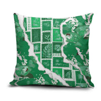 Hawaii Japanese Culture Green Pillow Cover Spring Cranes Aloha Pattern LT01 Green - Polynesian Pride