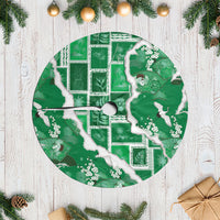 Hawaii Japanese Culture Green Tree Skirt Spring Cranes Aloha Pattern LT01 Casual Green - Polynesian Pride