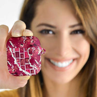 Hawaii Japanese Culture Pink AirPods Case Spring Cranes Aloha Pattern LT01 - Polynesian Pride