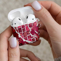 Hawaii Japanese Culture Pink AirPods Case Spring Cranes Aloha Pattern LT01 - Polynesian Pride