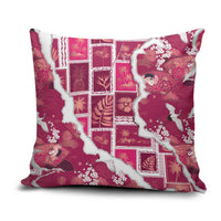 Hawaii Japanese Culture Pink Pillow Cover Spring Cranes Aloha Pattern LT01 Pink - Polynesian Pride
