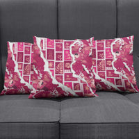 Hawaii Japanese Culture Pink Pillow Cover Spring Cranes Aloha Pattern LT01 - Polynesian Pride