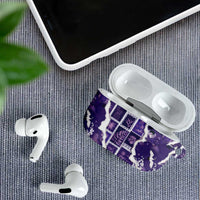 Hawaii Japanese Culture Purple AirPods Case Spring Cranes Aloha Pattern LT01 - Polynesian Pride