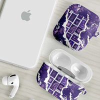 Hawaii Japanese Culture Purple AirPods Case Spring Cranes Aloha Pattern LT01 - Polynesian Pride