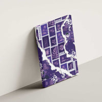 Hawaii Japanese Culture Purple Canvas Wall Art Spring Cranes Aloha Pattern LT01 - Polynesian Pride