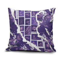 Hawaii Japanese Culture Purple Pillow Cover Spring Cranes Aloha Pattern LT01 Purple - Polynesian Pride