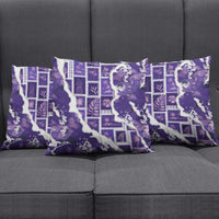 Hawaii Japanese Culture Purple Pillow Cover Spring Cranes Aloha Pattern LT01 - Polynesian Pride