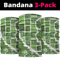 Hawaii Japanese Culture Sage Green Neck Gaiter Spring Cranes Aloha Pattern LT01 package One Size: 25*50cm Sage - Polynesian Pride