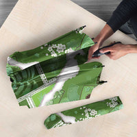 Hawaii Japanese Culture Sage Green Umbrella Spring Cranes Aloha Pattern LT01 - Polynesian Pride
