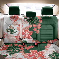 Green Orange Hibiscus Plumeria Floral Back Car Seat Cover LT01 - Polynesian Pride