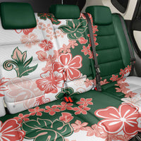 Green Orange Hibiscus Plumeria Floral Back Car Seat Cover LT01 - Polynesian Pride