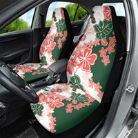 Green Orange Hibiscus Plumeria Floral Car Seat Cover LT01 - Polynesian Pride