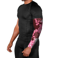 Pink Hibiscus Plumeria Floral Arm Sleeves LT01 - Polynesian Pride
