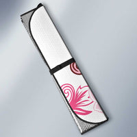 Pink Hibiscus Plumeria Floral Auto Sun Shade LT01 - Polynesian Pride