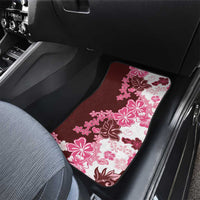 Pink Hibiscus Plumeria Floral Car Mats LT01 - Polynesian Pride