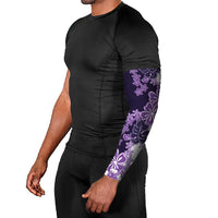 Purple Hibiscus Plumeria Floral Arm Sleeves LT01 - Polynesian Pride