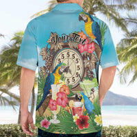 Personalized It's 5 o'clock Somewhere Hawaiian Shirt Hawaiian Tropical Parrots LT01 - Polynesian Pride