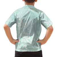 Polynesian Tiare Monstera Seafoam Green Hawaiian Shirt Liquid Style LT01 - Polynesian Pride