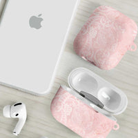 Polynesian Tiare Monstera Soft Pink AirPods Case Liquid Style LT01 - Polynesian Pride
