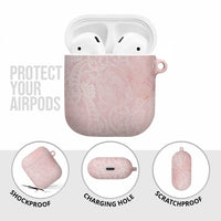 Polynesian Tiare Monstera Soft Pink AirPods Case Liquid Style LT01 - Polynesian Pride