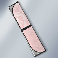 Polynesian Tiare Monstera Soft Pink Auto Sun Shade Liquid Style LT01 - Polynesian Pride