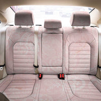 Polynesian Tiare Monstera Soft Pink Back Car Seat Cover Liquid Style LT01 - Polynesian Pride
