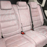 Polynesian Tiare Monstera Soft Pink Back Car Seat Cover Liquid Style LT01 - Polynesian Pride