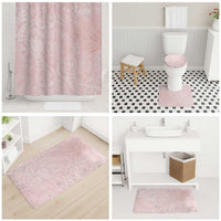 Polynesian Tiare Monstera Soft Pink Bathroom Set Liquid Style LT01 - Polynesian Pride