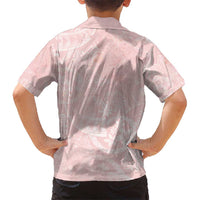 Polynesian Tiare Monstera Soft Pink Hawaiian Shirt Liquid Style LT01 - Polynesian Pride