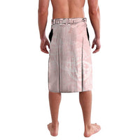 Polynesian Tiare Monstera Soft Pink Lavalava Liquid Style LT01 - Polynesian Pride