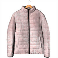 Polynesian Tiare Monstera Soft Pink Padded Jacket Liquid Style LT01 - Polynesian Pride
